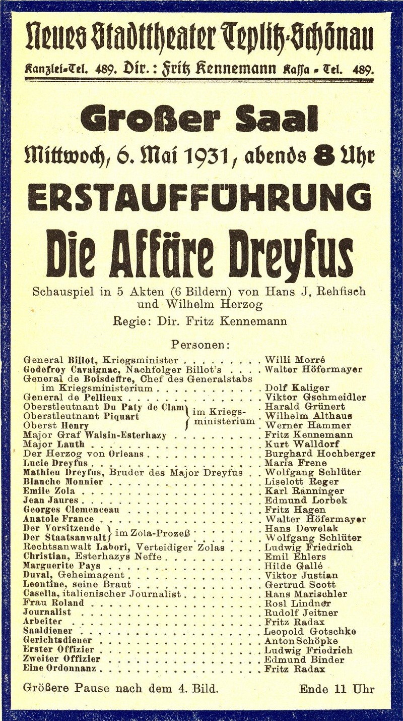 Affiche Dreyfus